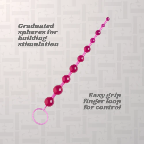 Coloured Butt Beads (anal beads) - Image 3