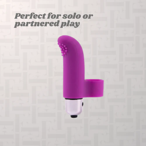 Finger Tickler Ribbed G-spot Vibrator - Image 3
