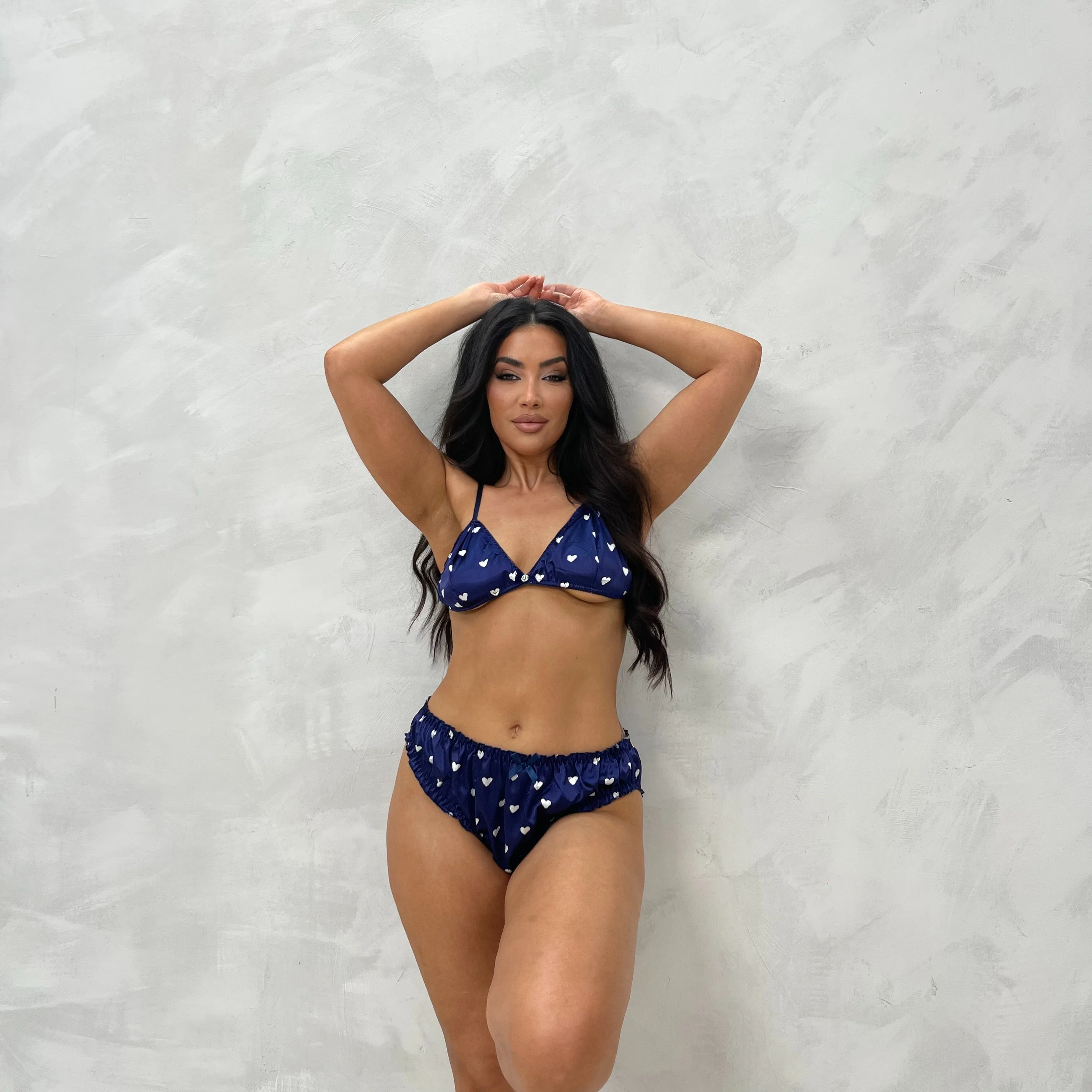 Florence Satin Bralet & French Style Knickers - Image 3