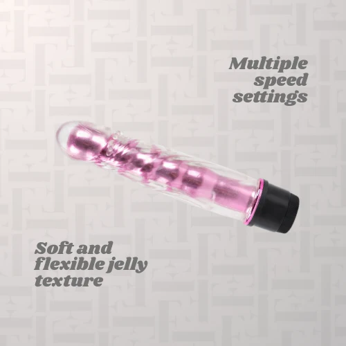 Jelly Multi Speed Vibrator - Battery Operated - Image 3